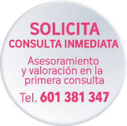 Solicita Consulta inmediata. Asesoramiento y valoración en la primera consulta tel. 601 381 347